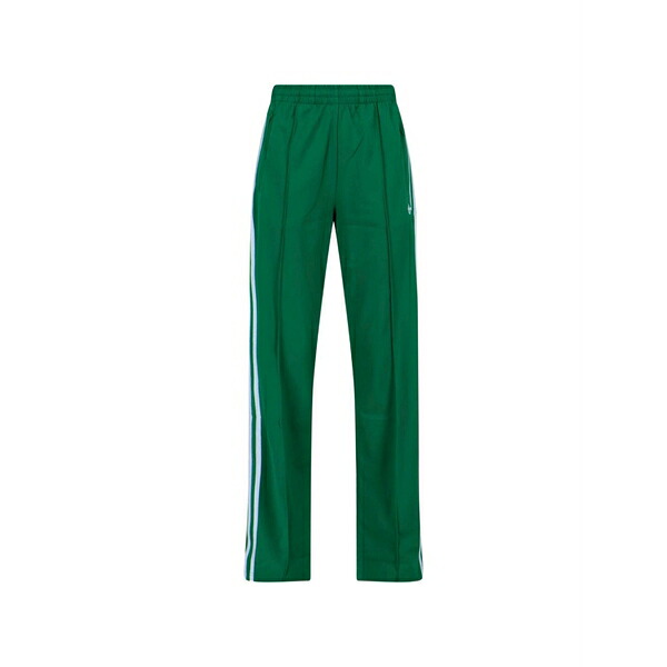 アディダス レディース 心地よいズボン下 ボトムス Stripe track trousers Green