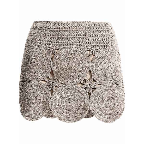 サイモン銀鏡 レディース スコート ボトムス Beep beep mini skirt Grey