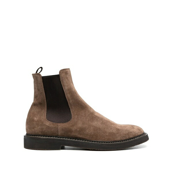 オフィチーネ 創造的 メンズ ブーツ シューズ Hopkins crepe 117 boots Brown