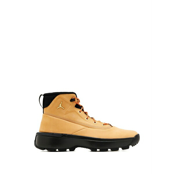 ジョーダン メンズ ブーツ シューズ City logo-detail lace-up boots Neutrals