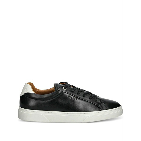 ハケット メンズ スニーカー シューズ Leather sneakers  Black