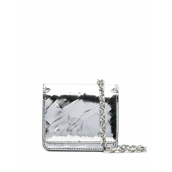 マルタンマルジェラ レディース ショルダーバッグ 御徒面子 Broken mirror cross body bag Silver