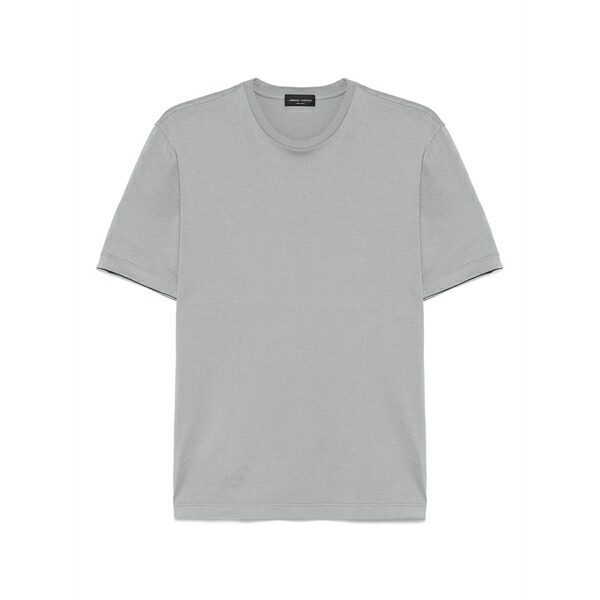 ロベルトコリーナ メンズ ティーシャツ トップス Cotton t-shirt Grey