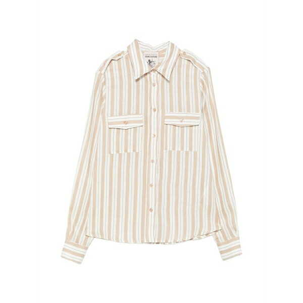 セミクチュール レディース プルオーバー トップス Kylie striped shirt Neutrals