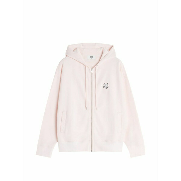 棲み家 狐狸 メンズ パーカー・スウェットシャツ アウター Fox-motif zip-up hoodie Pink