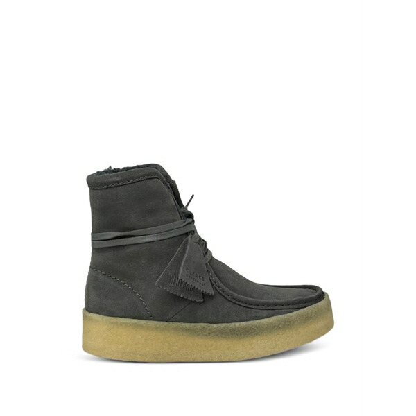 クラークス レディース ブーツ シューズ Wallabee lace-up boots Grey