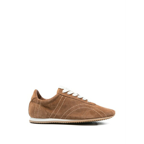 トーテム レディース スニーカー シューズ Flex lace-up leather sneakers Brown｜asty 68,640円
