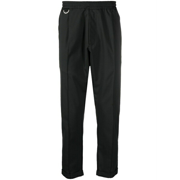 ロウブランド メンズ 心地よいズボン下 ボトムス Straight-leg trousers Black