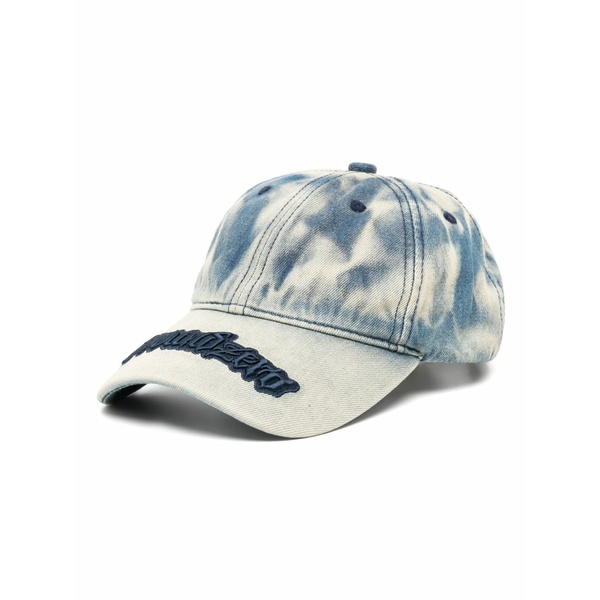 グラウンド ゼロ メンズ 帽子 アクセサリー Logo patch cap Blue｜asty
