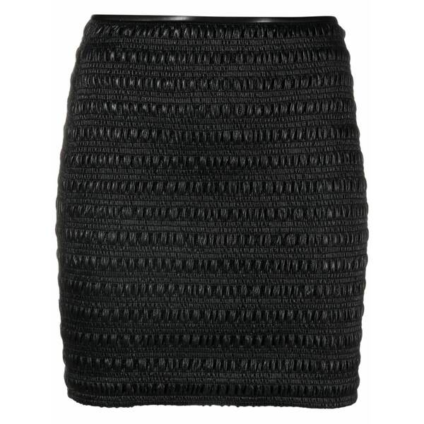 ナヌーシュカ レディース スコート ボトムス Ceara smocked mini skirt Black