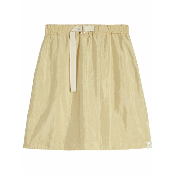 ジル・サンダー レディース スコート ボトムス Buckled high-waisted miniskirt Yellow