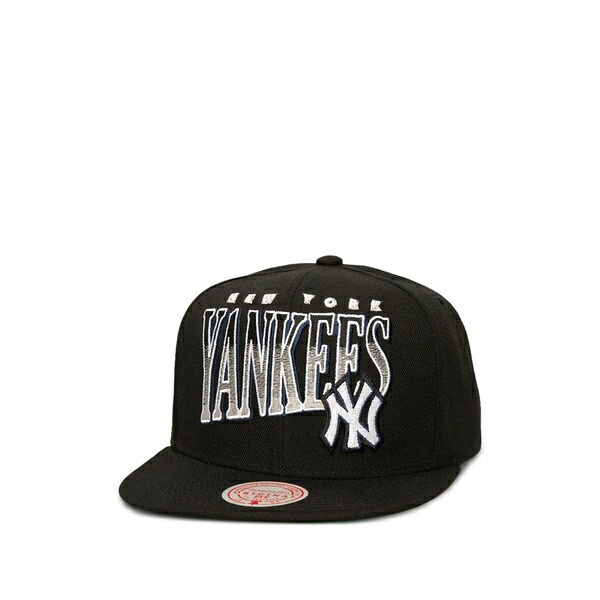 ミッチェル&ネス メンズ 帽子 アクセサリー New york yankees line work cap Black｜asty