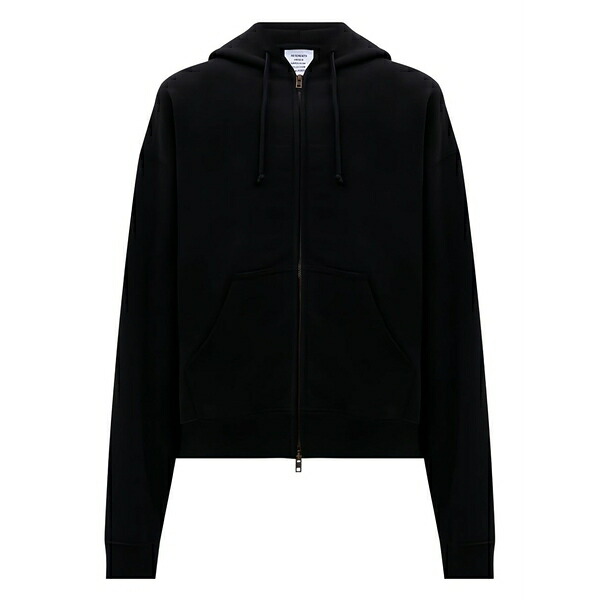 ヴェトモン レディース 編み物\u0026スウェーター アウター Zip-up hoodie Black