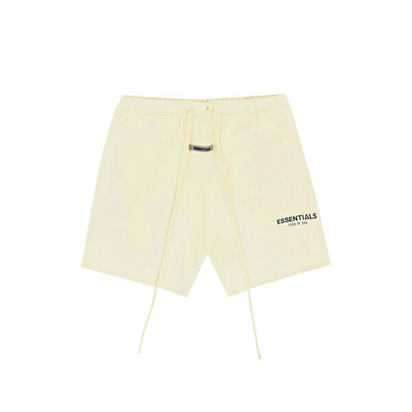 エフオージーエッセンシャルズ メンズ 心地好いズボン下 ボトムス Drawstring track shorts Neutrals
