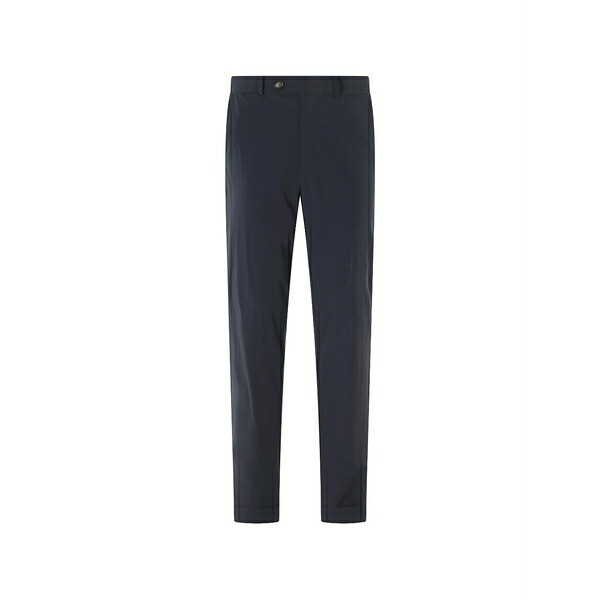 アールアールディ メンズ 心地好いズボン下 ボトムス Logo-patch tailored trousers Blue