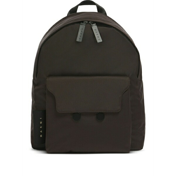 マルニ メンズ うしろ側風呂敷き包み・背嚢 御徒面子 Cityscape backpack Brown