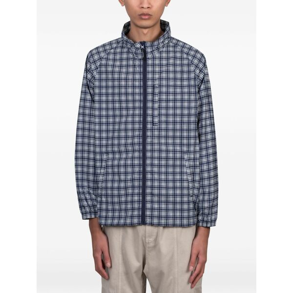 グラミチ メンズ 上衣＆上衣 アウター Checked zip jacket Blue