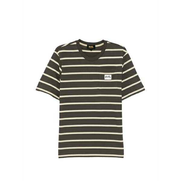 スタンレイ メンズ ティーシャツ トップス Striped t-shirt Green