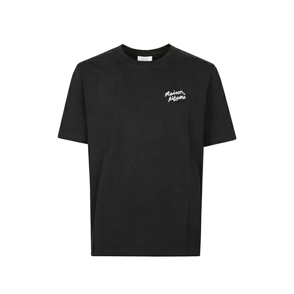 棲み家 狐狸 メンズ プルオーバー トップス Short-sleeve t-shirt Black