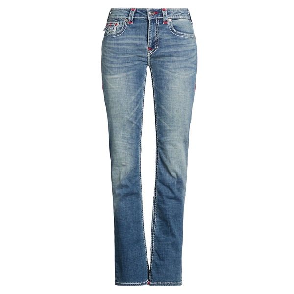【貨物輸送無料】 トゥルーレリジョン レディース ジーンズズボン下 ボトムス Jeans Blue