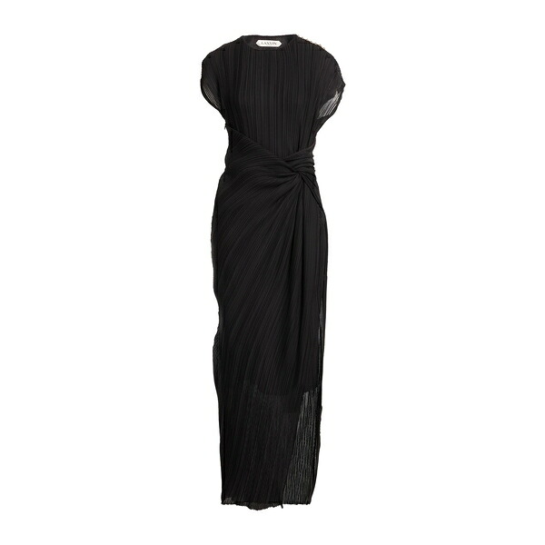 【貨物輸送無料】 ランバン レディース 衣裳 トップス Maxi dresses Black