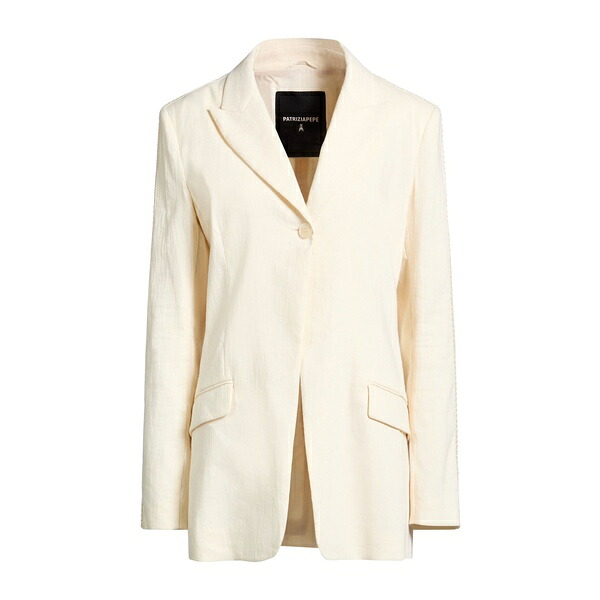【送料無料】 パトリツィア ペペ レディース ジャケット＆ブルゾン アウター Blazers White｜asty