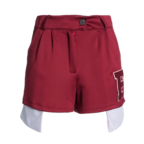 【貨物輸送無料】 ヴィコロ レディース 心地好いズボン下 ボトムス Shorts \u0026 Bermuda Shorts Red