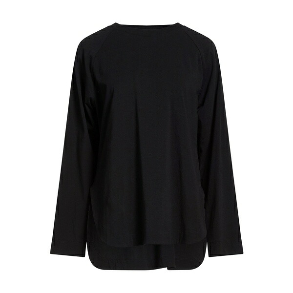 【送料無料】 アルファス テューディオ レディース Tシャツ トップス T-shirts Black｜asty