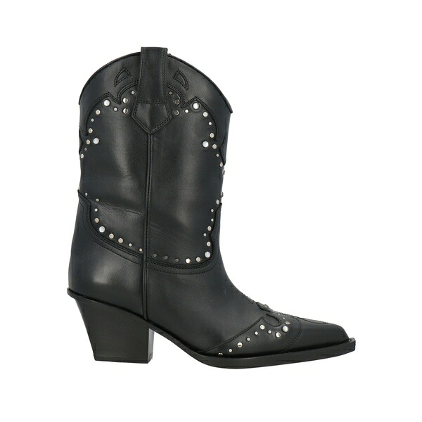 【貨物輸送無料】 光の都市一つ星の州 レディース ブーツ シューズ Ankle boots Black