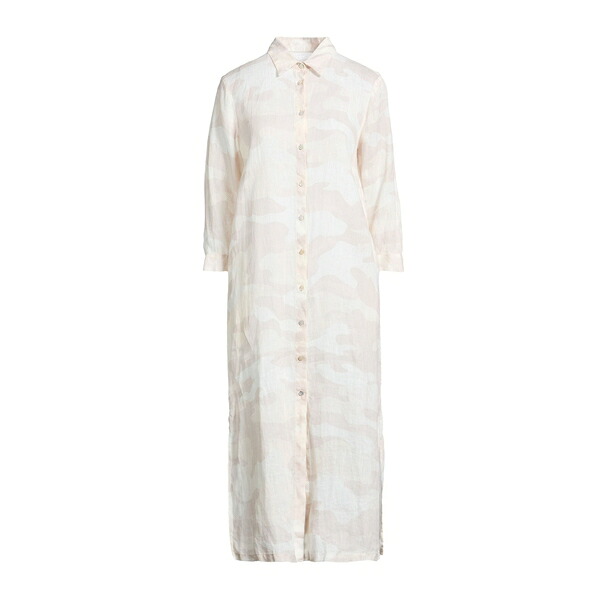 【送料無料】 120%リノ レディース ワンピース トップス Midi dresses Beige|asty