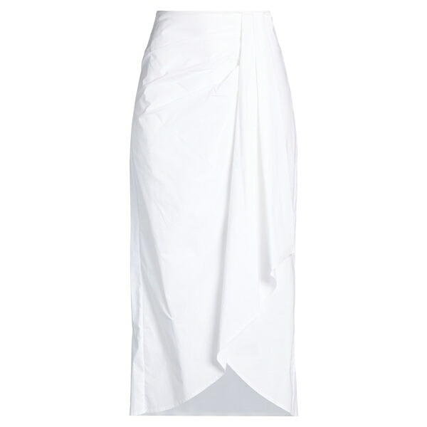 【送料無料】 ツインセット レディース スカート ボトムス Midi skirts White｜asty
