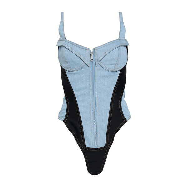 【貨物輸送無料】 マグラー レディース ティーシャツ トップス Bodysuits Blue