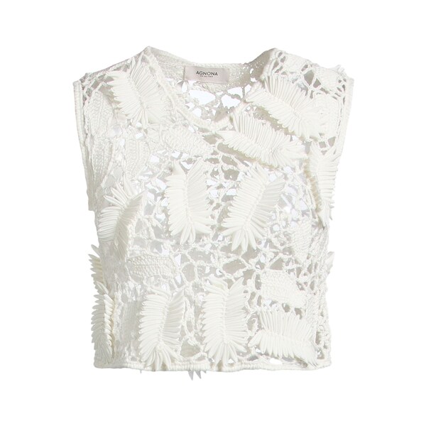 【貨物輸送無料】 アグノラ レディース ティーシャツ トップス Tops White