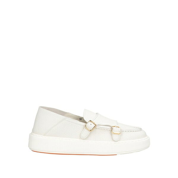 【貨物輸送無料】 サントーニ レディース スリッポン・ローファー シューズ Loafers White