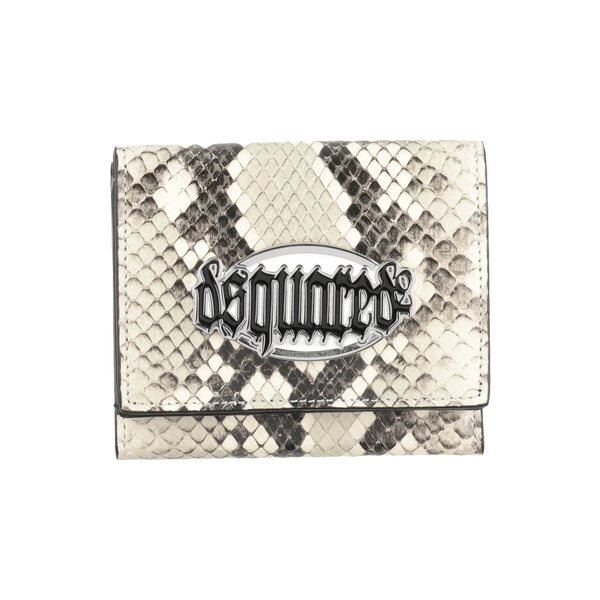 【貨物輸送無料】 ディースクエアード レディース 紙入れ 付属品 Wallets White