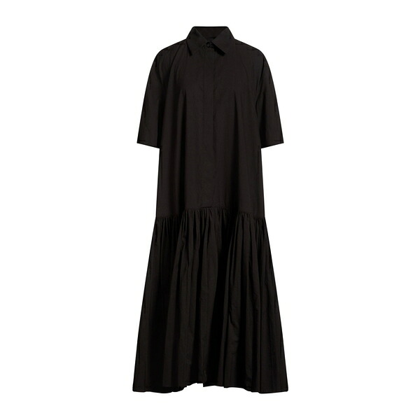 【貨物輸送無料】 ジル・サンダー レディース 衣裳 トップス Midi dresses Black