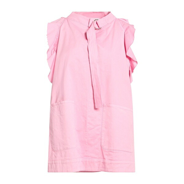 【貨物輸送無料】 死灰 レディース プルオーバー トップス Tops Pink