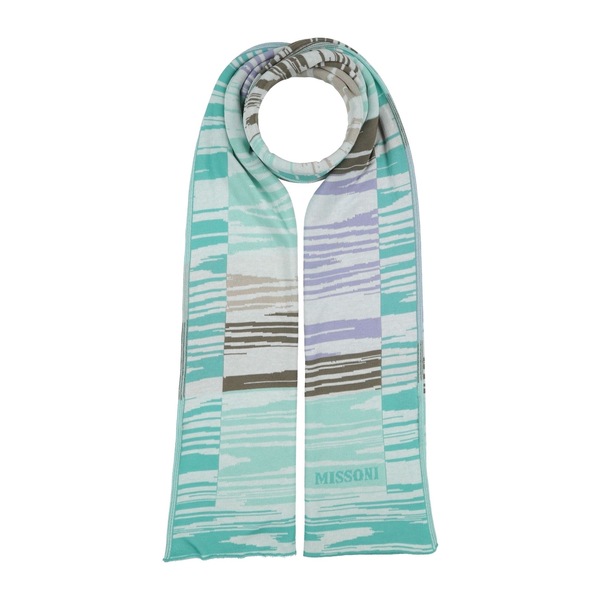 【貨物輸送無料】 ミッソーニ レディース えり巻き・袈裟・えり巻き 付属物 Scarves Azure