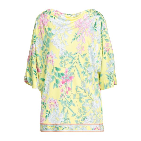 【貨物輸送無料】 レオナール 光の都市 レディース ティーシャツ トップス T-shirts Yellow