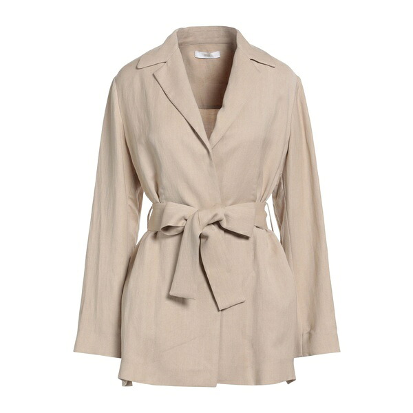 【送料無料】 フェデーリ レディース ジャケット&ブルゾン アウター Jackets Beige|asty