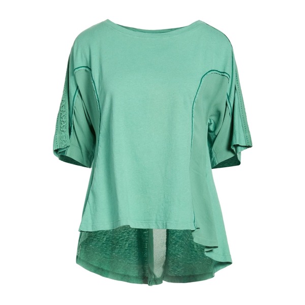【貨物輸送無料】 御機嫌 レディース プルオーバー トップス T-shirts Green