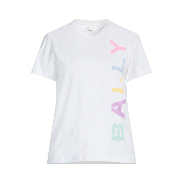 【送料無料】 バリー レディース Tシャツ トップス T-shirts White|asty