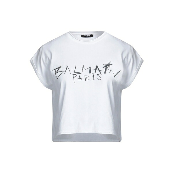 【貨物輸送無料】 バルマン レディース プルオーバー トップス T-shirts White