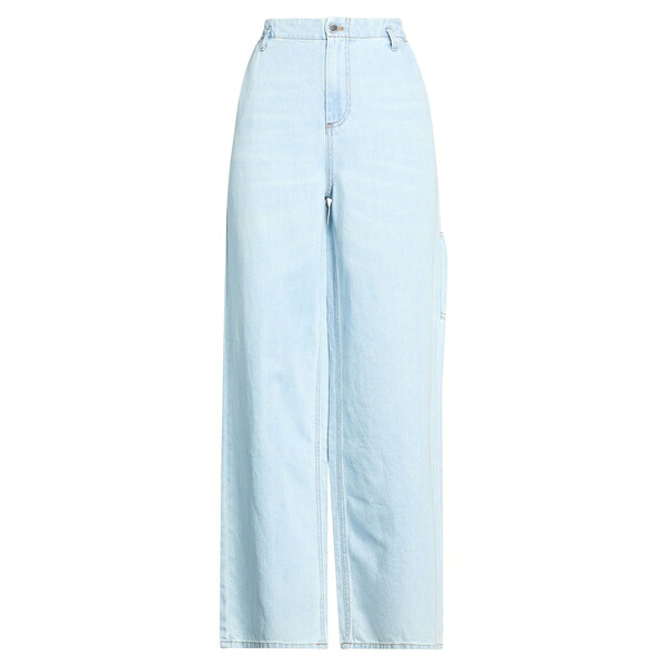 【貨物輸送無料】 音楽的リズム田の実 レディース ジーンズズボン下 ボトムス Jeans Blue