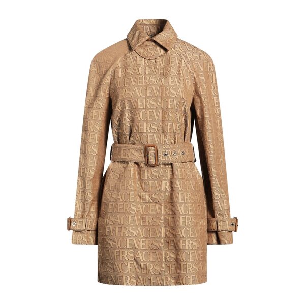 【貨物輸送無料】 ヴェルサーチ レディース 上衣＆上衣 アウター Overcoats \u0026 Trench Coats Beige