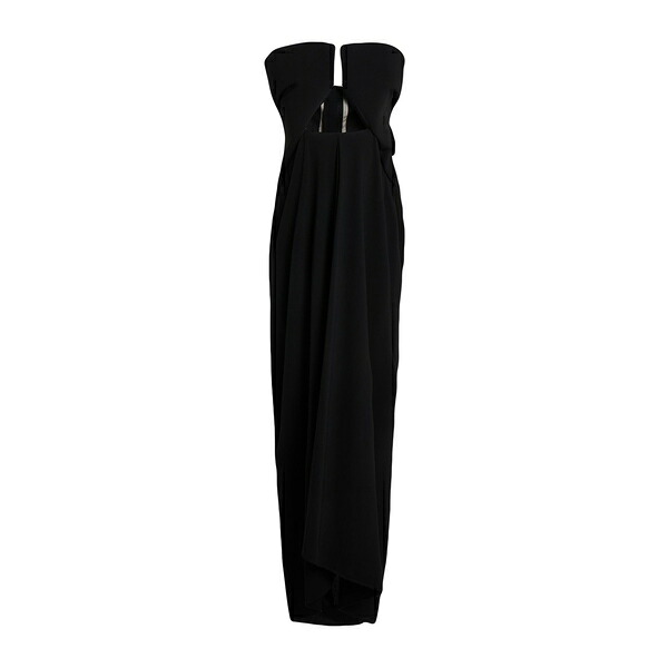 【送料無料】 リックオウエンス レディース ワンピース トップス Maxi dresses Black|asty