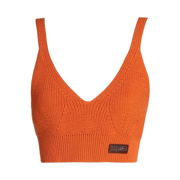 【貨物輸送無料】 ディースクエアード レディース プルオーバー トップス Tops Orange