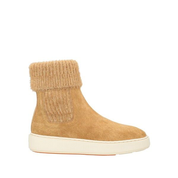 【貨物輸送無料】 サントーニ レディース ブーツ シューズ Ankle boots Beige