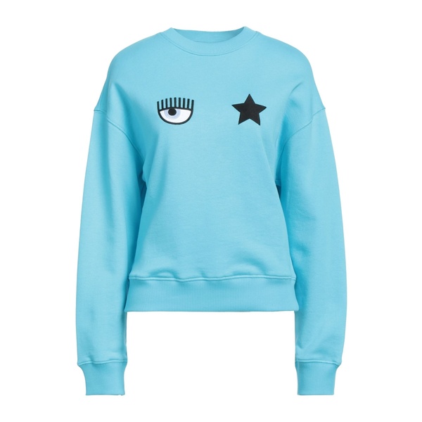 【貨物輸送無料】 シアラフェラーニ レディース パーカー・スウェットシャツ アウター Sweatshirts Azure