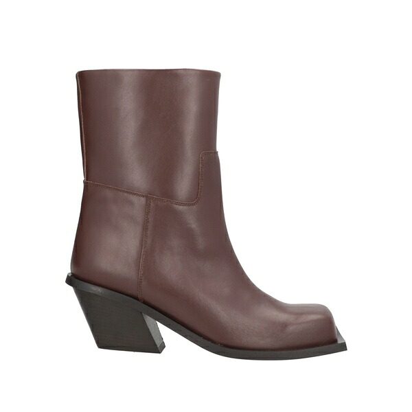 【送料無料】 ジア ボルギーニ レディース ブーツ シューズ Ankle boots Brown|asty